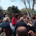 A sunny lunchtime